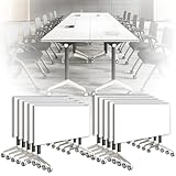 Design multifonctionnel : ce bureau d'ordinateur n'est pas seulement un bureau, mais aussi un meuble multifonctionnel. Elle peut également être utilisée comme bureau, table d'étude ou table à manger. Le design d'épissure vous permet de connecter facilement plusieurs bureaux pour créer un plus grand espace de travail. Nous avons 3 tailles, 1/2/4/6/8/10 paquets, 6 options