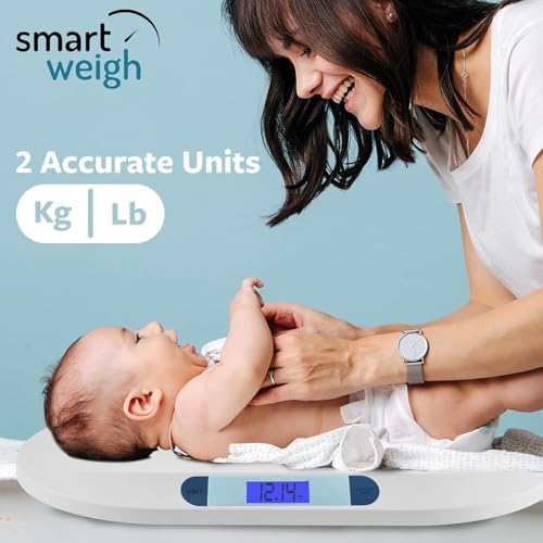Image of Smart Weigh Baby & Pet Scale, 44 lb Capacity, Newborn, Puppy, Kitten & Cat