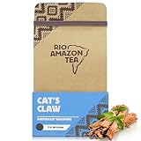 Rio Amazon Cat's Claw Tea Bags – Organic Cat’s Claw Bark for Immune & Kidney Support – Anti-Inflammatory Herbal Tea – 40 Teabags – Caffeine-Free, Alcohol-Free – Ginger, Cinnamon, Cardamom, Orange