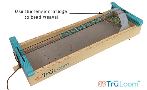 TRULOOM Easy DIY Jewelry Loom for Creating Endless Wrap Bracelets, Chokers, Bead Weaving and More. Quality Designer Glass and Stone Bead Kit Included. Ceate Your own Boutique Style Jewelry!