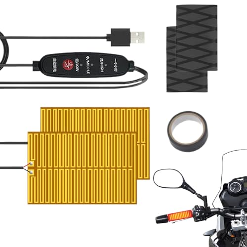 Couverture de poignée de moto thermique avec ruban adhésif antidérapant