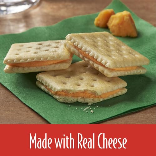 Keebler Sandwich Crackers, Lunch Snacks, Club and Cheddar (12 Trays, 96 Packs)
