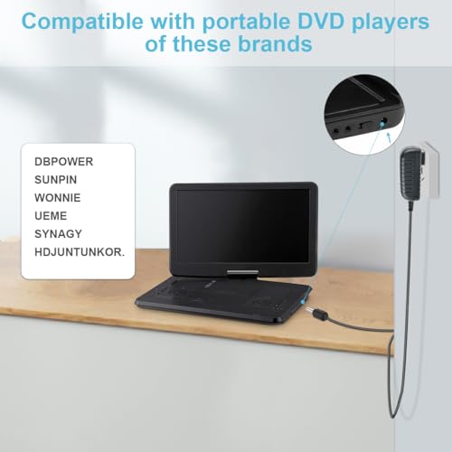 Cgszdmzy WC-01 Portable Dvd Player Charger, Wall Charger, Replacement Ac-Dc Power Adapter Cord thumb #4