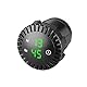 Auto Elektronische Uhr, Asudaro Auto LED Uhr Berühren Sie Uhr 12V / 24V Wasserdichte Auto-Digitaluhr Mini LED Digitaluhr Motorraduhr 2,01 Zoll Durchmesser für Autos, Schiffe, SUV,GrüN