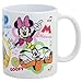 Imagen de Taza Mickey y sus amigos Disney de cerámica modelo mug con impresión sublimática tazón de desayuno 325ml para niños
