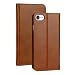 iPhone 6s Case Wallet - Valkit iPhone6 Genuine Leather Wallet Case, Protective Folio Case Flip Cover with Stand and ID Credit Card Slots,Magnetic Closure Case for Apple iPhone 6/6s 4.7 inch, Brown