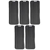 EcoAble Teen / Adult Charcoal Bamboo Inserts for Incontinence Cloth Diapers (5-pack)