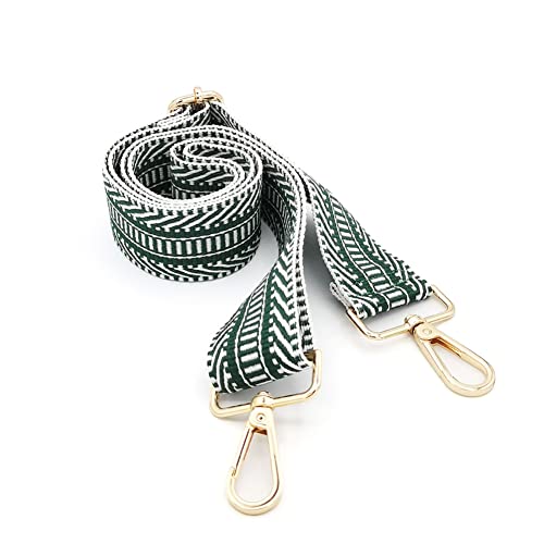Image of PCBAG Wide Replacement Crossbody Purse Strap Shoulder Straps Adjustable Green Guitar Belts for Handbag