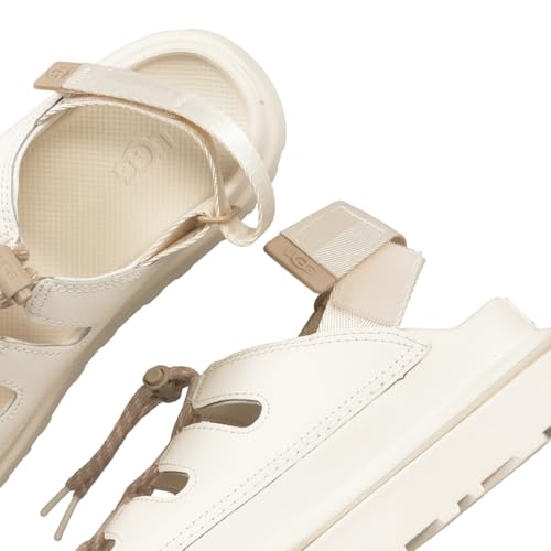 UGG Sandales GoldenGlow Toggle en Caoutchouc Blanc Jasmine 1179370 Jasmine 37, Blanc, 38 EU