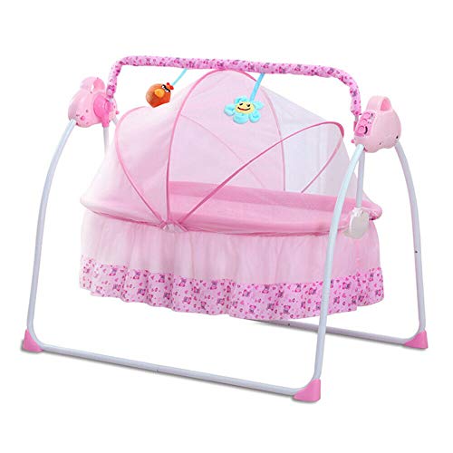 Electric Crib Cradle Newborn Cradle Swings Rocking Chair Bassinet Infant Bed Cot Crib Basket 0-18 Months Portable Crib with Music Electric Crib Cradle Newborn Cradle Swings Rocking Chair Bassinet Infant Bed Cot Crib Basket 0-18 Months Portable Crib with Music