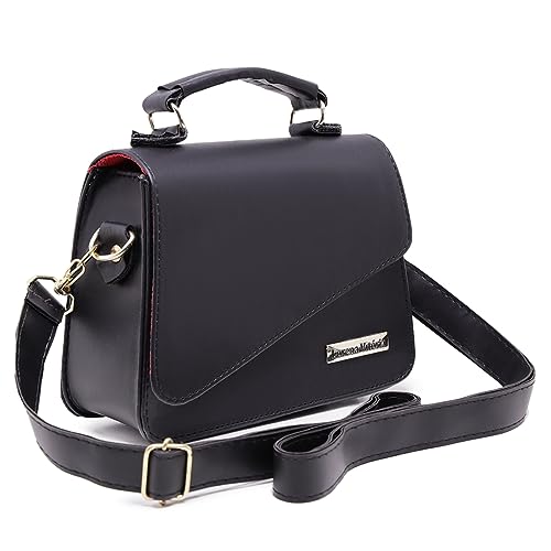 Bolsa Feminina Transversal Pequena Mini Tampa Bag Balada Festa Blogueirinha (Preto)