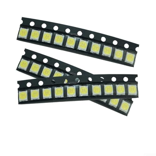 Chip LED 2835 1W 6V para reparación de TV LCD, tira de luz de fondo de repuesto para aplicaciones LED SMD con rendimiento estable, 50/100 piezas (50 piezas)