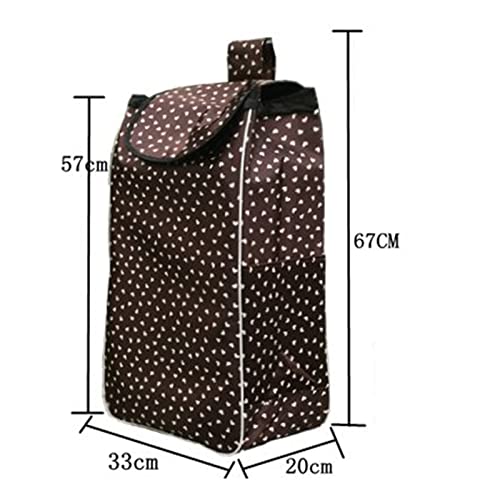 Einkaufswagen-Ersatztasche - 37L wasserdichte Einkaufstasche Aus Oxford-Stoff, Einkaufstrolley Einkaufstasche… – Bild 3