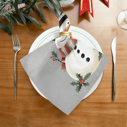 Servilletas de Tela Navideñas Multicolor Pack x6 20x20 in miniatura 3