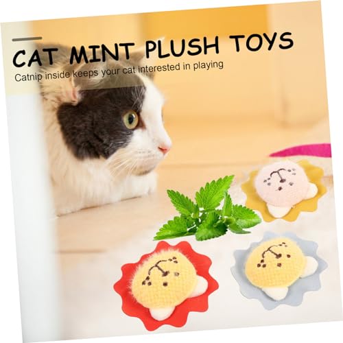 FOMIYES 3 Pçs Gato Brinquedo De Pelúcia Catnip Brinquedos Interativos Gato Moagem Brinquedos Catnip