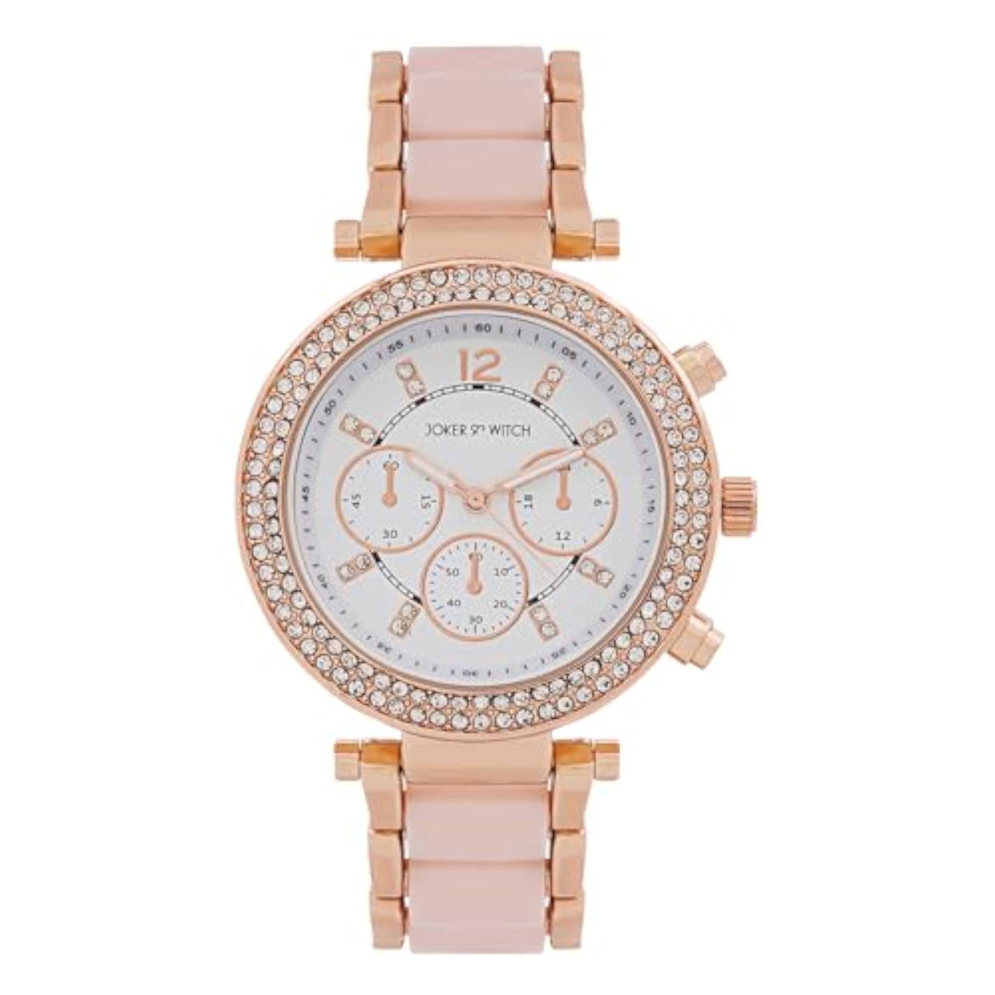 Women's Rosegold and Pink Ceramic Analog Watch, Gift