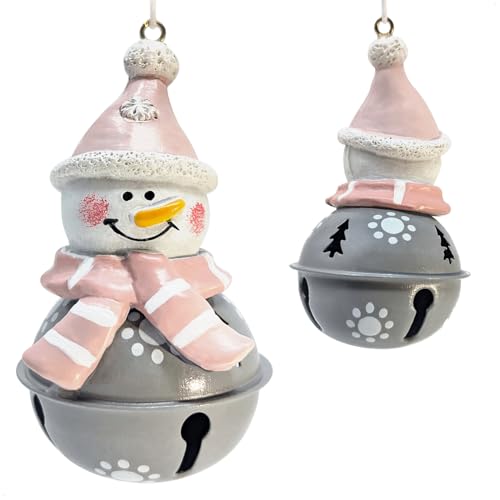 com-four® 9 x 6-teiliges Hängedeko Set aus Polyresin 5 cm, Weihnachtsmannfi – Ansicht 3