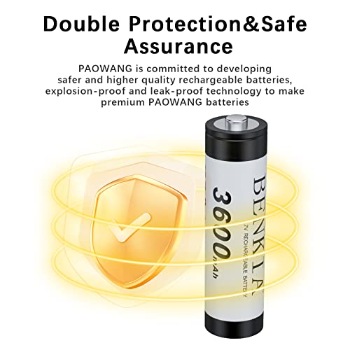 6Pcs 18650Rechargeable Battery, 3.7V Lithium 18650Battery. (3600Mah，Button Top) #TOP3