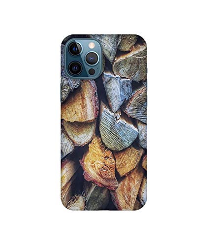 Image of Amazon Brand - Solimo Designer Wooden Blocks Texture 3D Printed Hard Back Case Mobile Cover for Apple iPhone 12 Pro Max