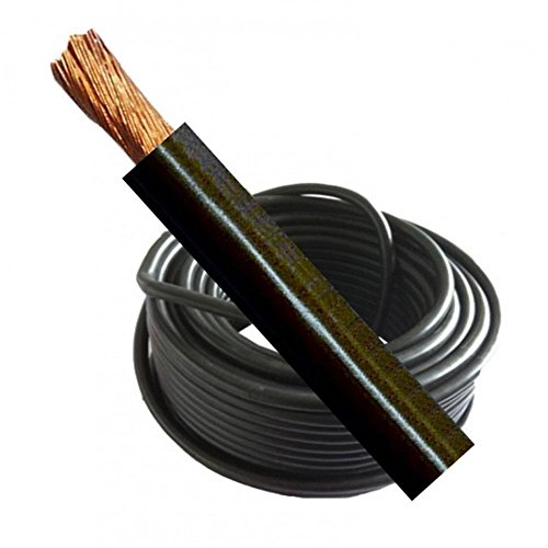 Soldadura Cable Batería Live 500 Amp Medidor de 70 mm Negro Flexible por Mig soldadora de arco