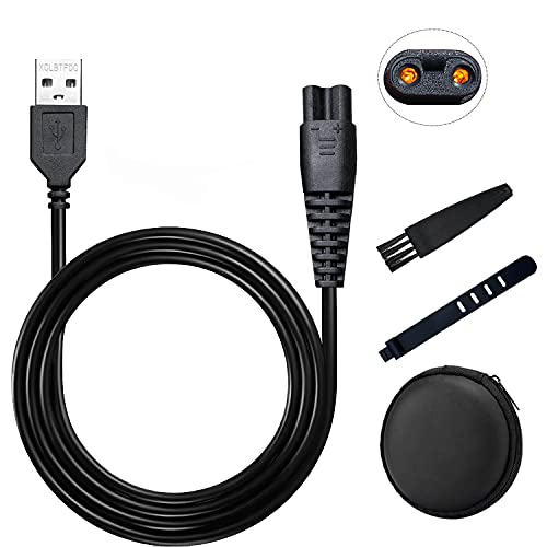 Head Shaver Charger Cord for Electric head Shaver Replacement Charger, and storage bag for Electric Shaver