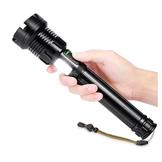 Super Lanterna Led Tática Xml T12 Original A Mais Forte Do Brasil Com2 baterias 26650 Garantidas