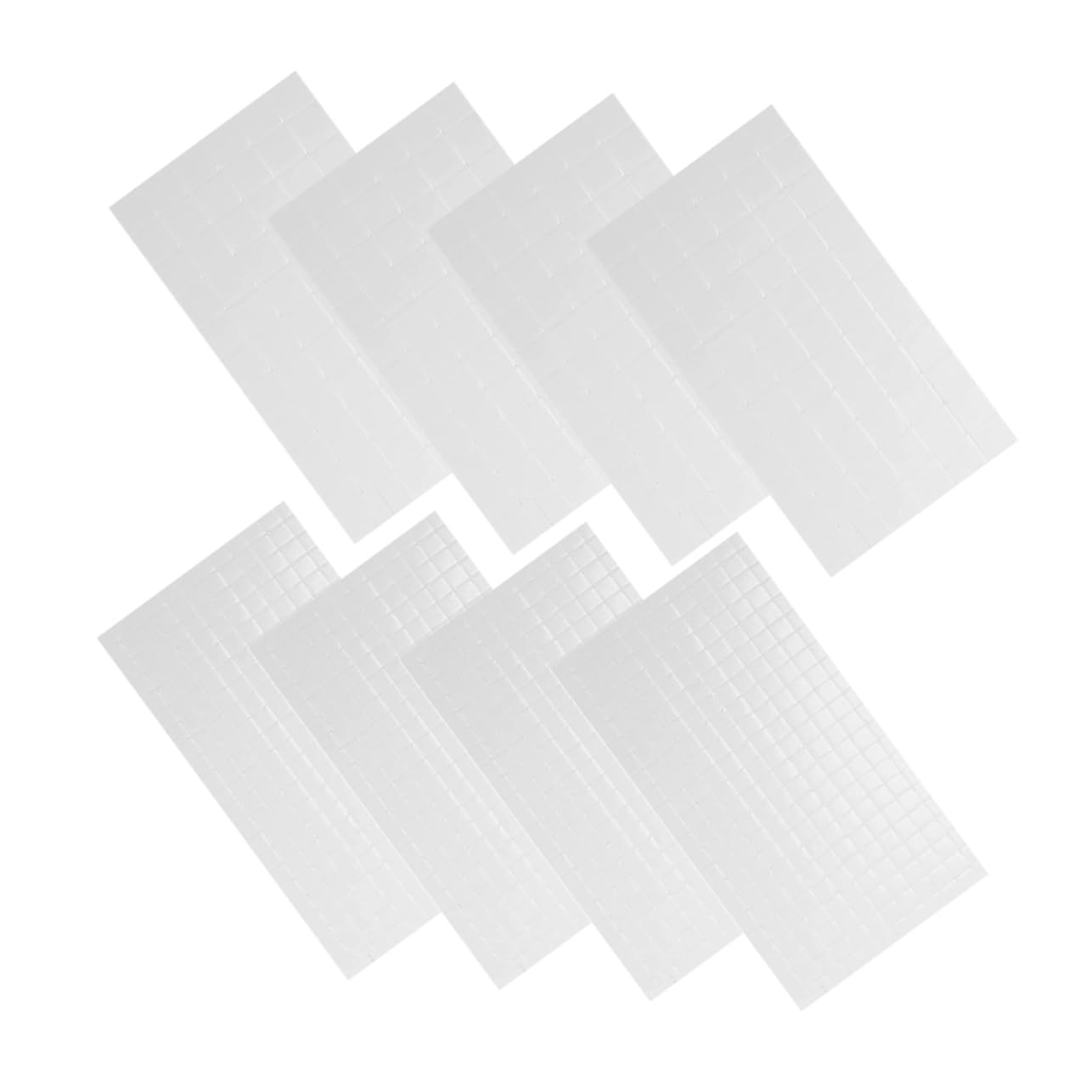 Operitacx Double-Sided Foam Squares Tape 8 Pack 6x6mm Adhesive Foam Sheets for DIY Crafting School Projects