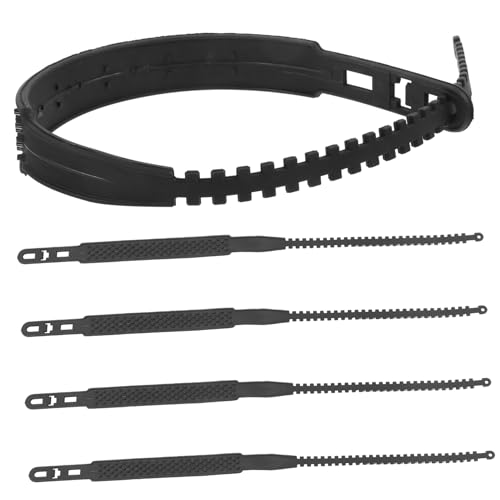 Chaînes à neige de voiture (pack de 5) pour une installation simple en hiver