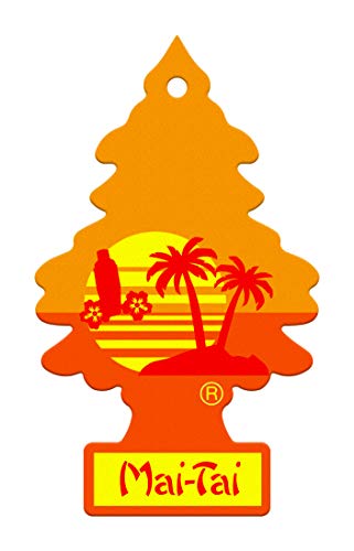 Little Trees Air Freshener Tree MTR0063 Mai Tai Fragrance For Car Home Boat Caravan – Single Pack