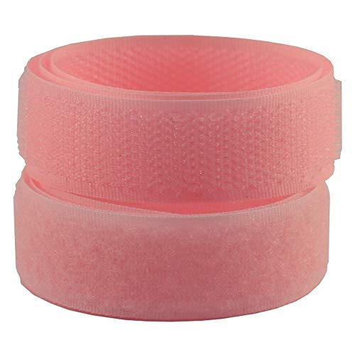 Lialina 5 m de Cinta de Hook y Loop, Gancho y Banda Bucle de gancho, Ancho 20 mm, para Coser