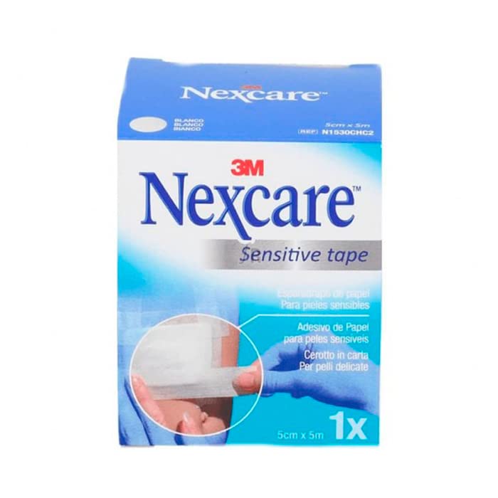 ESPARADRAPO NEXCARE PAPEL BLANCO 5MX5CM PARA2