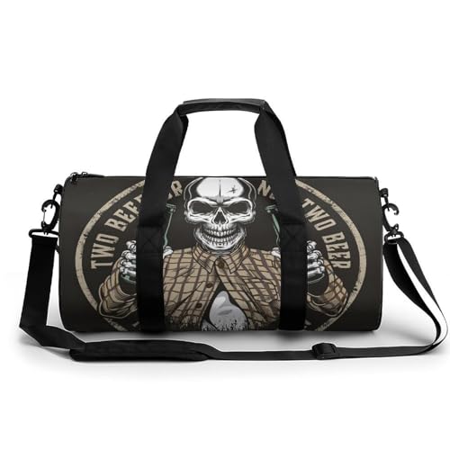 Sac de sport squelette bière duffel bag de voyage 45x23x23cm pour camping et randonnée