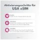 travSIM USA eSIM | T-Mobile Netz | Unbegrenzte Daten, Anrufe & Texte in den USA | e SIM Amerika funktioniert auf eSIM kompatiblen iOS & Android Geräten | e SIM Karte USA 21 Tage