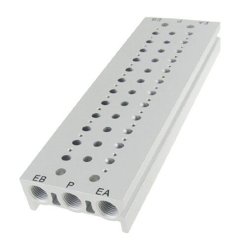 Base d'électrovanne en bloc d'aluminium usiné à 12 stations - 2