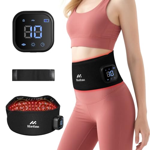 Morfone Red Light Therapy Belt, Cordless Infrared Light Therapy...