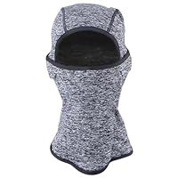 TRIWONDER Kids Balaclava Winter Hat Thermal Fleece Windproof Neck Warmer Face Cover for Ski Helmet Cycling Snowboarding Hiking (Grey)