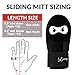 Lacamas Baseball Sliding Mitt – Youth & Adult Sizes – Drippy Designs (Gingerbread, Ninja, Ice Cream, Alien, USA, Cyclops) – Left & Right Hands – Hand & Wrist Protection (Ninja, Adult)