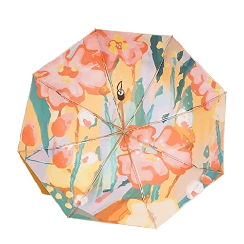 Parapluie de pluie pour femme au style rétro unique pour illuminer les journées grises