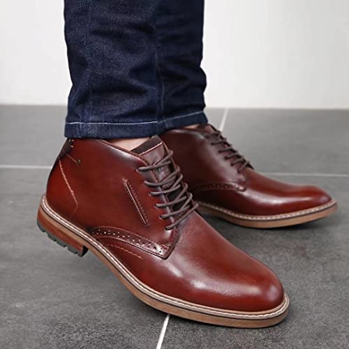 Image of Arkbird Men's Chukka Boots Genuine Leather Ankle Boot for Men Classic Casual Oxford Style Footwear