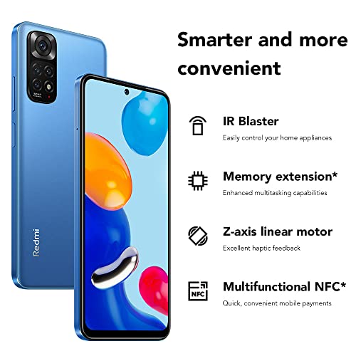 Xiaomi Redmi Note 11 - Smartphone 4GB + 128GB, 6,43" FHD+ DotDisplay, Snapdragon 680, 50 MP Quad-Kamera, Dual-SIM (Twilight Blue) – Bild 8