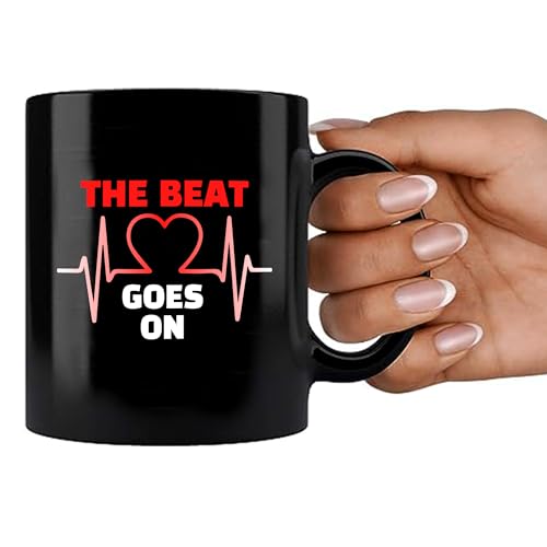 Taza de cerámica negra 11 oz apta microondas miniatura 7