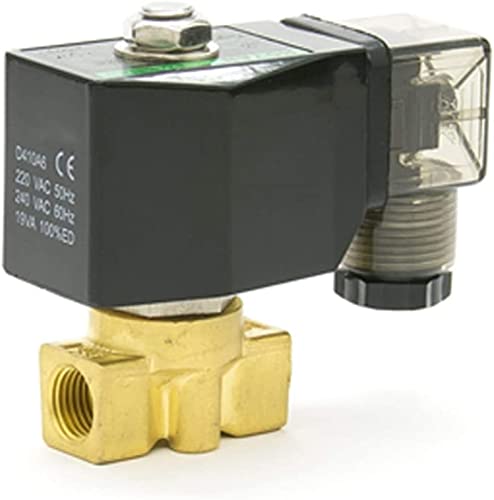 Électrovanne laiton 1/4 pouce vanne eau normalement fermée 12V
