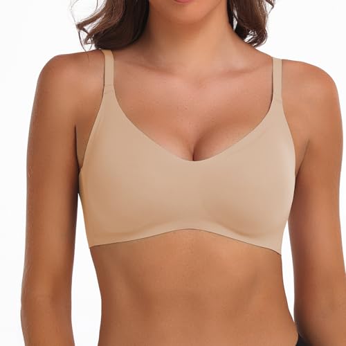 Ladies & Men's story Women Seamless Comfort Wireless Bra Full Coverage Invisible Soft...