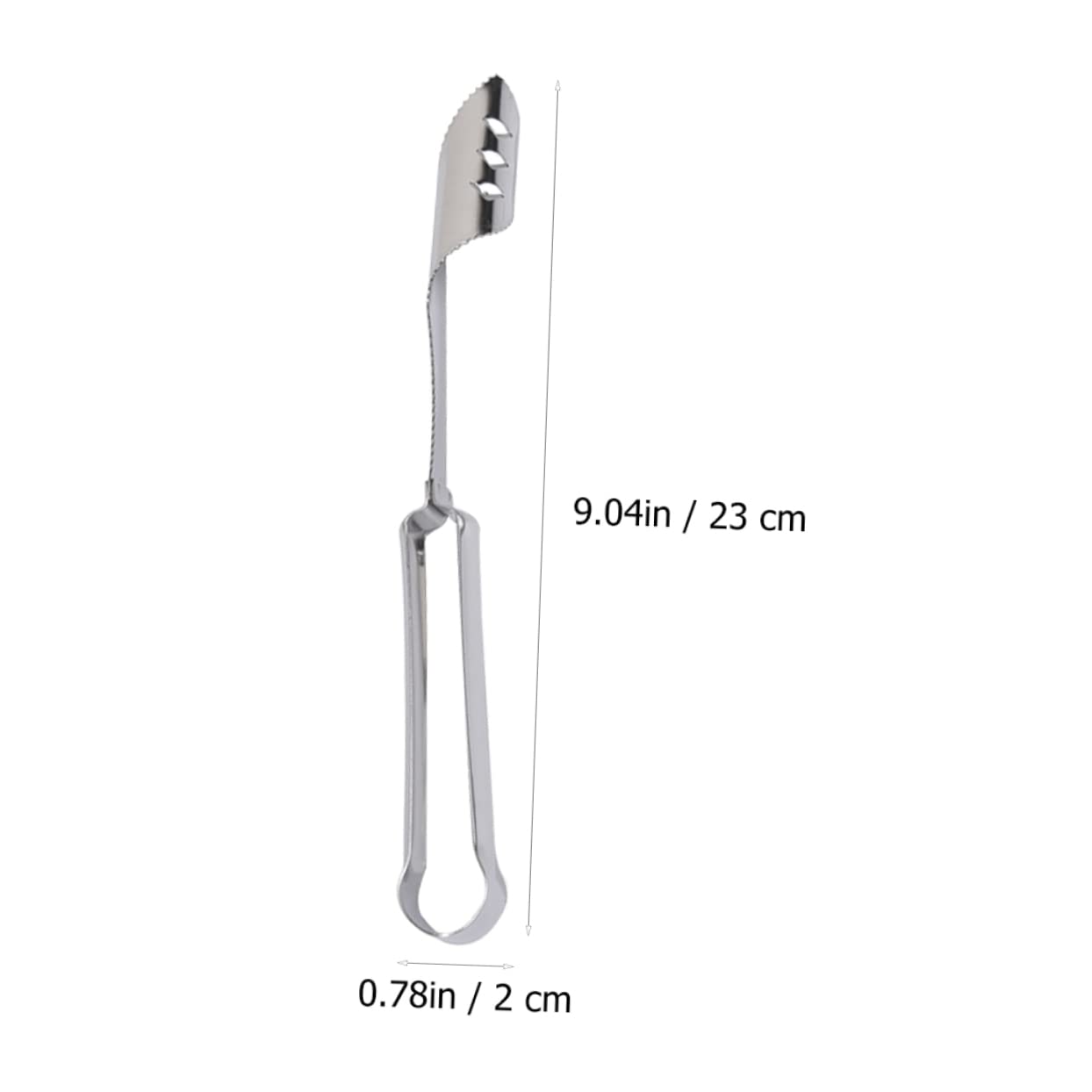 Unomor 2Pcs Stainless Steel Chili Corer Tool Jalapeno Core Remover Serrated Design for Easy Deseeding Kitchen Gadget for Efficient Meal Prep Silver