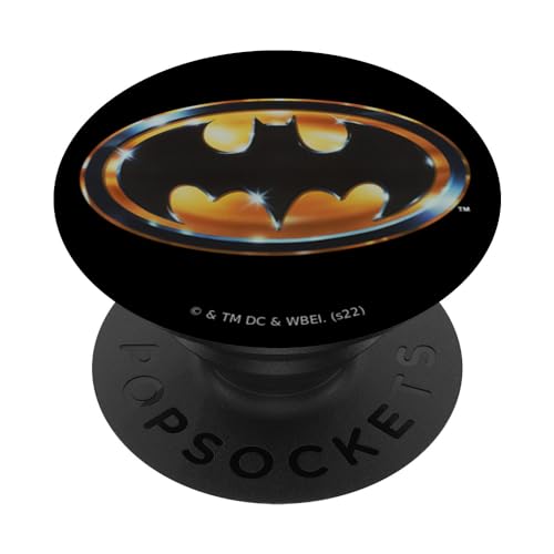 Batman (1989) Batman Shiny Logo PopSockets PopGrip Intercambiable