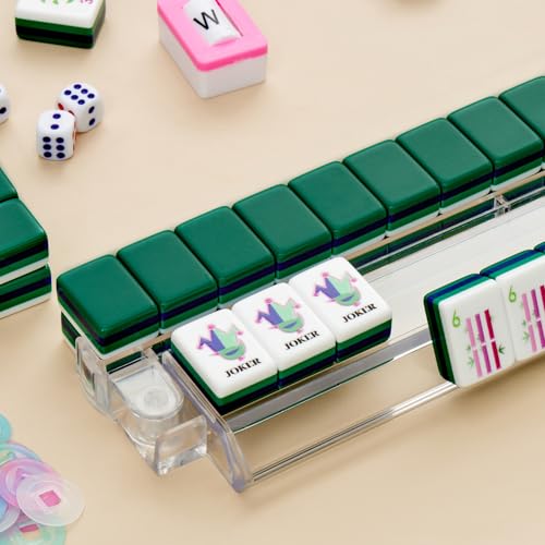 Set de Fichas American Mahjong con Accesorios y Bolsa miniatura 2
