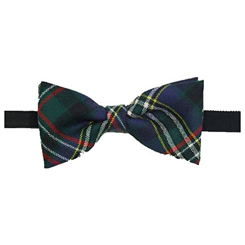 Price comparison product image The Scotland Kilt Company Scottish Kilt 100% Wool Gent's Dress Adjustable Elasticated Bow Tie - Scott Green - One Size 12cm x 6cm