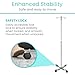 Vive IV Pole with Wheels - IV Fluids Bag Stand with 2 Hooks and Adjustable Height - Portable IV Pole for Home Care, Hospitals, Clinics and Travel - Safe and Easy to Move Medical IV Drip Stand