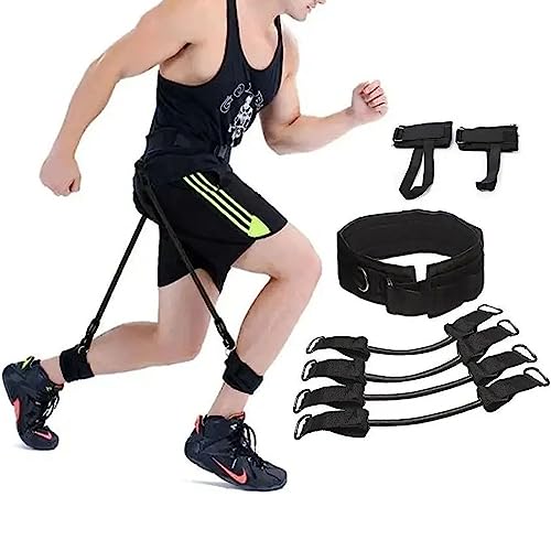 Kit Elástico Vertical Para Treino Salto Futebol Academia Fitness