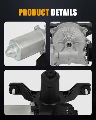 Image of ROADFAR Rear Windshield Wiper Motor Fit for Jeep for Commander 2006-2010 | For Jeep For Commander 2006-2010|For Jeep For Grand Cherokee 2005-2010|Replace 55156325AB|55156325AC|40-455|40455|5 Pins